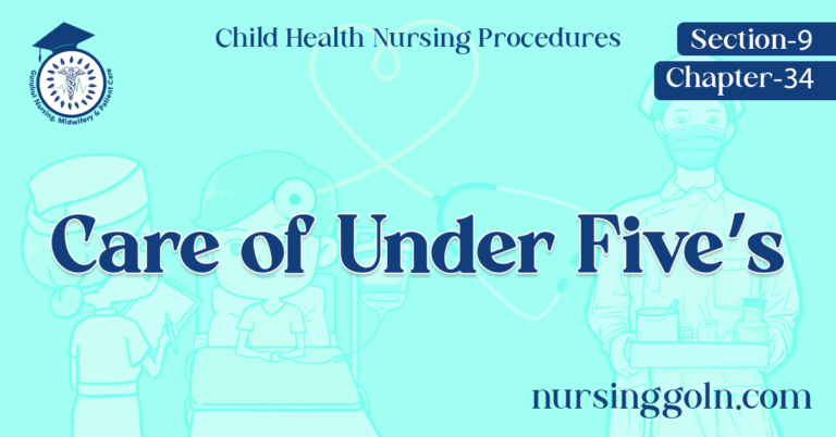 Care of Under Fives